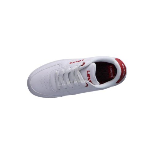 Sports shoes woman LEVIS VUNI0021S NEW UNION 0079 WHITE RED 3 1