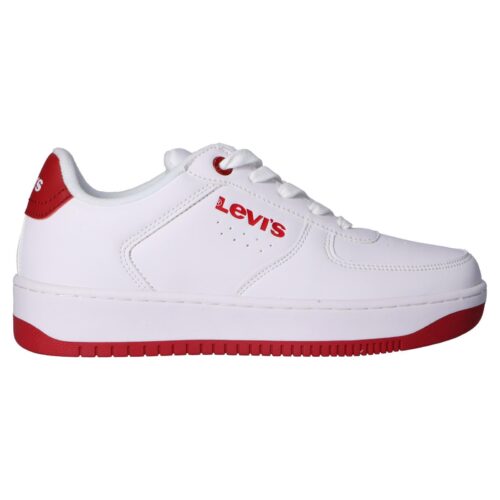 Sports shoes woman LEVIS VUNI0021S NEW UNION 0079 WHITE RED 5