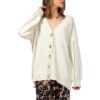 PARIS Dámsky cardigan sveter na gombiky beige