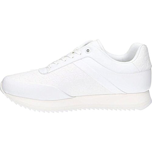 WOMAN TRAINERS CALVIN KLEIN HW0HW02215 RUNNER LACE YBR WHITE 1