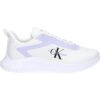 CALVIN KLEIN JEANS damske trainers EVA RUNNER LOW white pastel lila