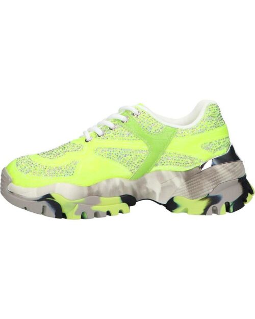 Woman Trainers EXE 22E10 8 STRASS GREEN damske tenisky kamienkove 2