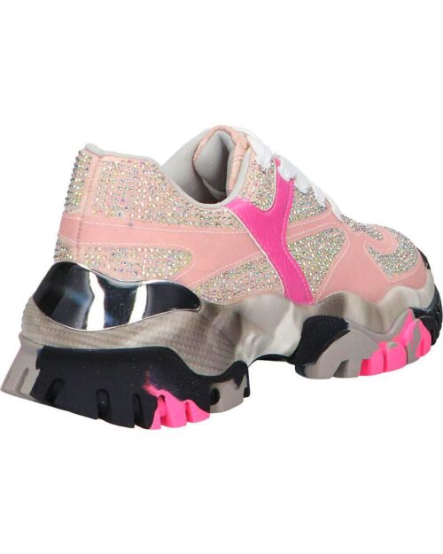 Woman Trainers EXE 22E10 8 STRASS pink damske tenisky kamienkove 2