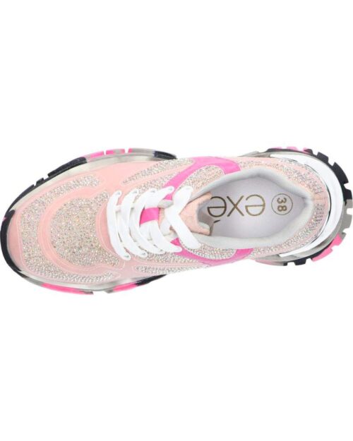 Woman Trainers EXE 22E10 8 STRASS pink damske tenisky kamienkove 3