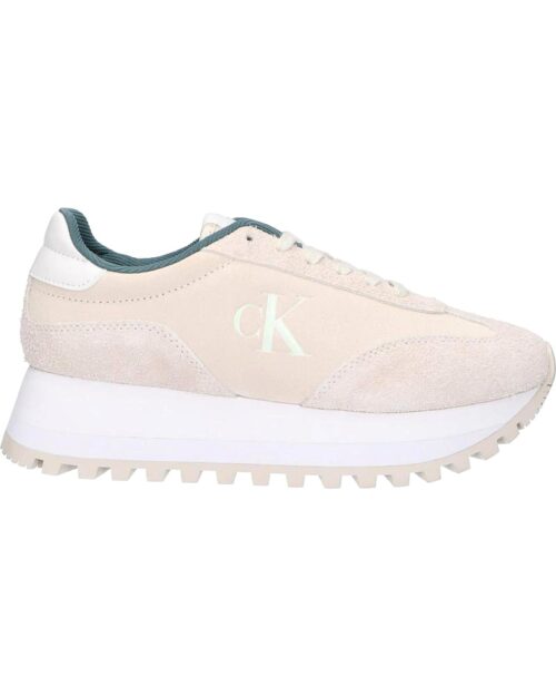 CALVIN KLEIN tenisky Woman Trainers RUNNWE CREAMY WHITE EGGSHELL