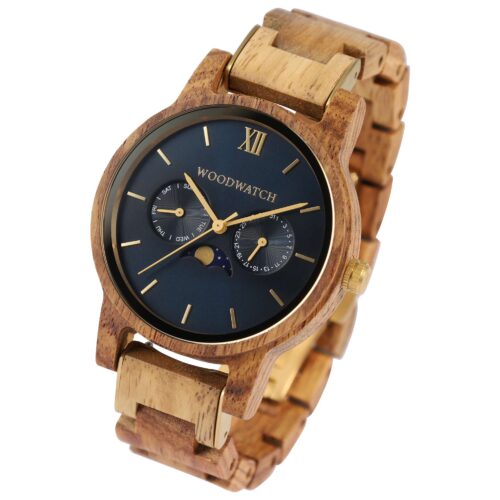 WOODWATCH Sailor 40 mm vyrobene z vychodoafrickeho dreva Kosso WW CL SR 3