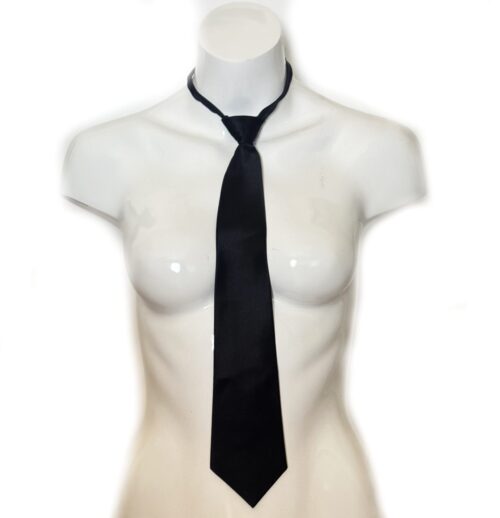 Unisex kravata tie black cierna fashion modna - Image 2